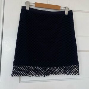 Mason by Michelle Mason black mini skirt